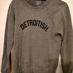 Gray Detroit Ink sweatshirt